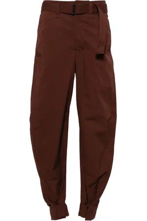 LEMAIRE Tapered-leg cotton trousers