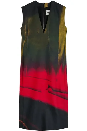 Jil Sander Printed midi dress