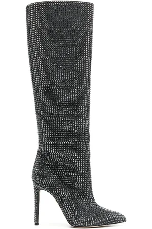 PARIS TEXAS Holly 115mm crystal-embellished boots