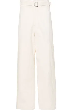 LEMAIRE Mid-rise straight-leg trousers