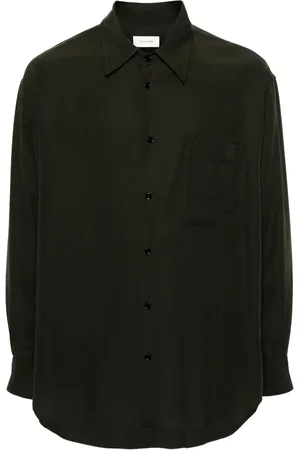 LEMAIRE Double-pocket lyocell shirt