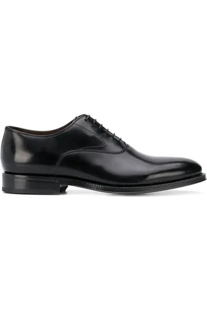 Green george Pointed toe lace-up Oxford shoes