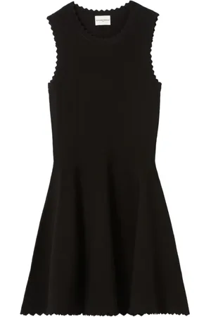Claudie Pierlot Scallop-hem midi dress