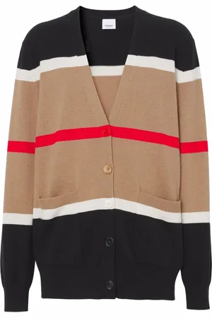 Burberry Icon stripe knitted cardigan