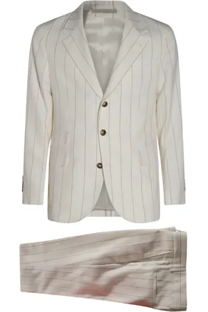 Brunello Cucinelli Linen-cotton blend suit