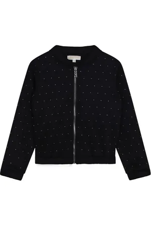 Michael Kors Rhinestone-embellished zip-up jacket