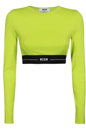 Msgm Cropped T-shirt