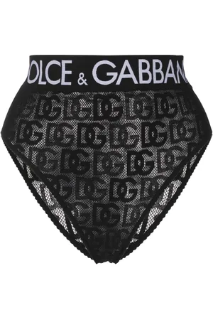 Dolce & Gabbana Logo-jacquard high waist briefs
