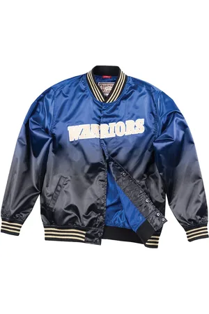 Mitchell & Ness NBA Golden State Warriors CNY "Royal/Black" bomber jacket