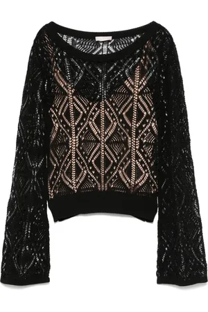 Liu Jo Crochet-knit top