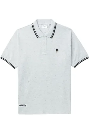 Chocoolate Logo-appliqu?? cotton polo shirt