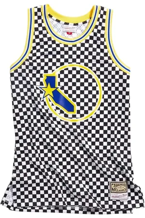 Mitchell & Ness "NBA Golden State Warriors" Checked Swingman jersey