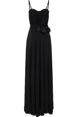 Elisabetta Franchi Floral-appliqu?? detailing dress