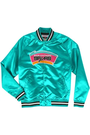 Mitchell & Ness NBA Spurs "Teal" satin jacket