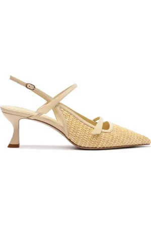 ALEXANDRE BIRMAN 60mm Tita Raffia pumps