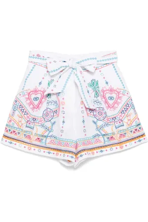 Camilla Belted shorts