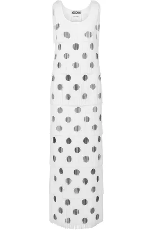 Moschino Fringed maxi dress