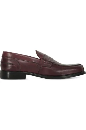 Bruno Magli Stitch-detailing penny loafers