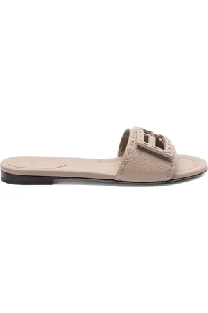 Fendi Leather slides
