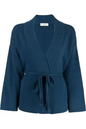 PRINGLE OF SCOTLAND V-neck tie-waist cardigan