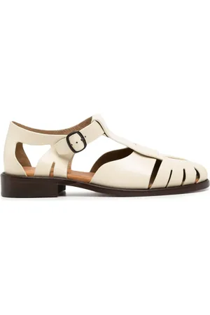 Hereu Pesca cut-out leather sandals