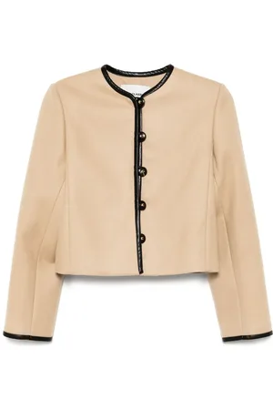 Low Classic Round neck short jacket