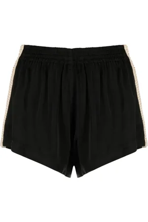 Palm Angels Side-stripe track shorts