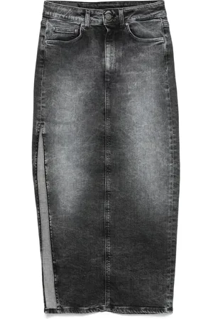 Dondup Denim midi skirt