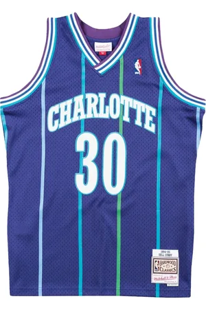 Mitchell & Ness 1994/95 Hardwood Classics Dell Curry Charlotte Hornets swingman jersey