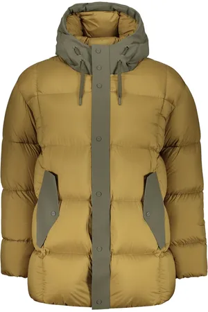 HERNO Contrast-trim puffer jacket