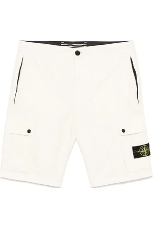 Stone Island Organic cotton canvas shorts
