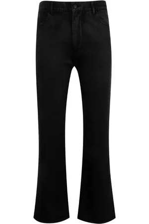 Midnight Waxed bootcut trousers