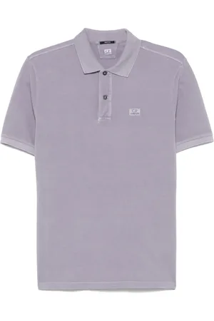 C.P. Company Logo-embroidered polo shirt
