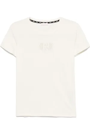 Liu Jo Logo-embroidered T-shirt