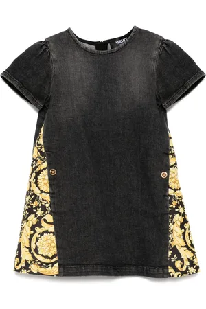 VERSACE Denim short sleeves dress