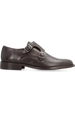 Bruno Magli Leather monk shoes