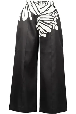 Elie saab Printed Mikado trousers