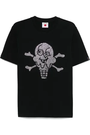 ICECREAM Rhinestone Cones & Bones Popover T-shirt