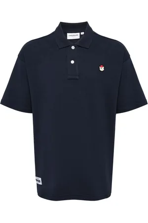 Chocoolate Logo-embroidered cotton polo shirt