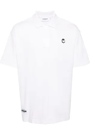 Chocoolate Logo-embroidered cotton polo shirt