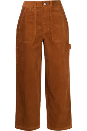 Chocoolate Corduroy straight-leg trousers