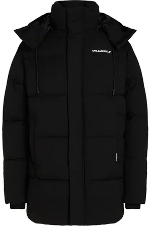 Karl Lagerfeld Long quilted puffer jacket