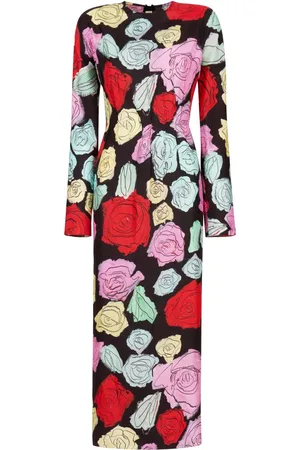 Marni Floral-print long-sleeve dress