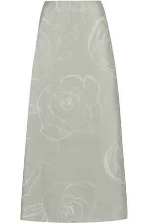 Marni Floral-print midi skirt