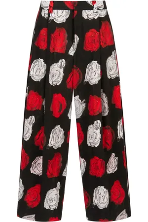 Marni Rose-print trousers