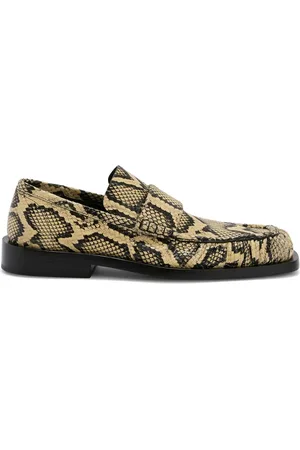 Jil Sander Python-print loafers
