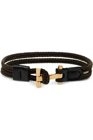 Tom Ford T logo-plaque bracelet