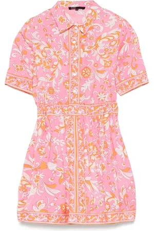 Maje Floral-print mini dress