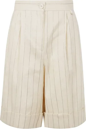 HERNO Linen-cotton shorts