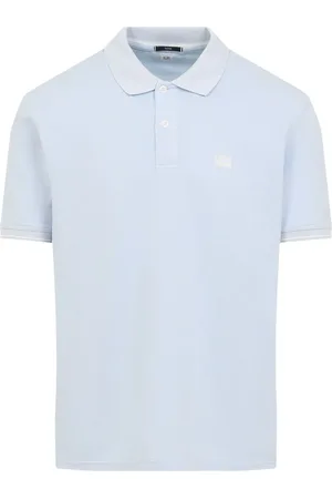 C.P. Company Logo-patch polo shirt